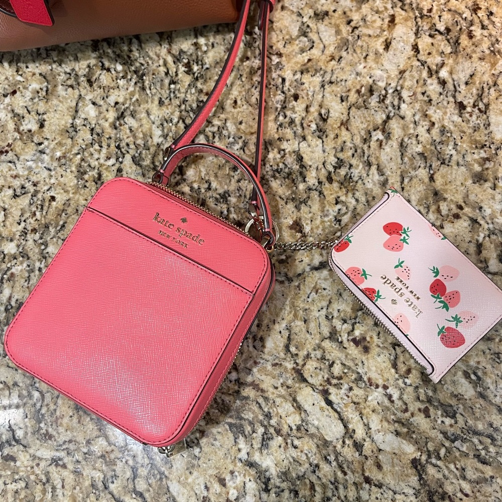 Kate spade bag with Kate spade attachable wallet